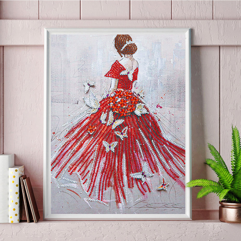 Ballet Girl - Special Shaped Drill Diamond Paiting 30*40CM