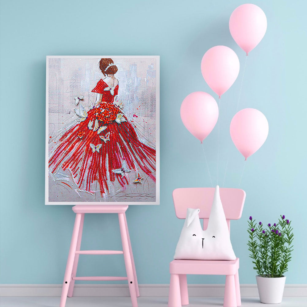 Ballet Girl - Special Shaped Drill Diamond Paiting 30*40CM