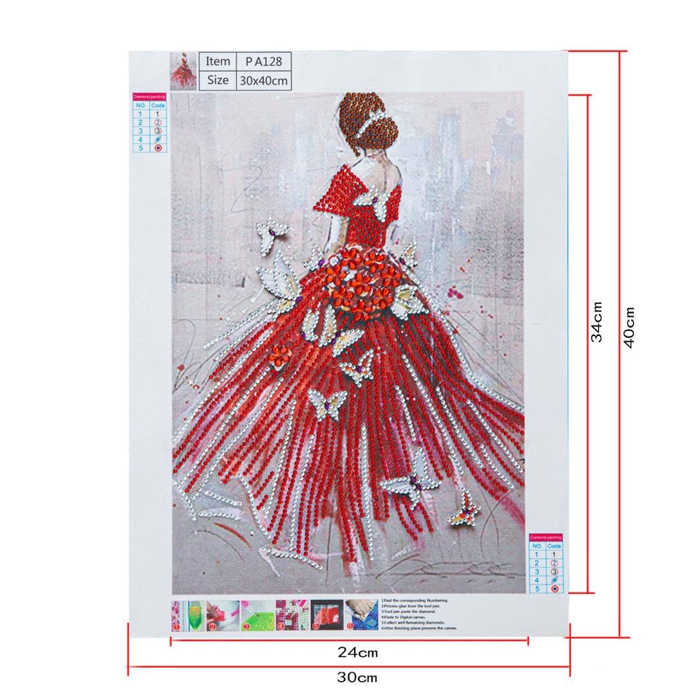 Ballet Girl - Special Shaped Drill Diamond Paiting 30*40CM