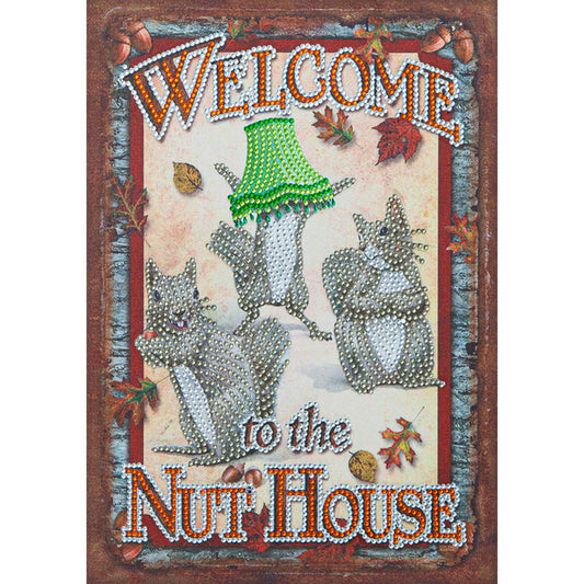 Squirrel Calligraphy - Special Shaped Drill Diamond Paiting 30*40CM