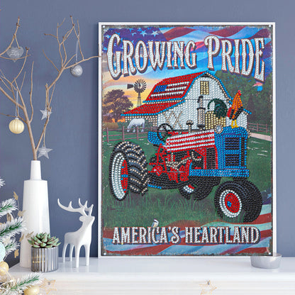 Karting Calligraphy And Painting - Special Shaped Drill Diamond Paiting 30*40CM