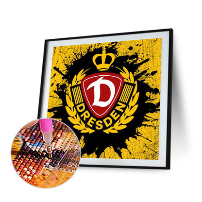 Team Logo - Full Round Drill Diamond Painting 40*40CM