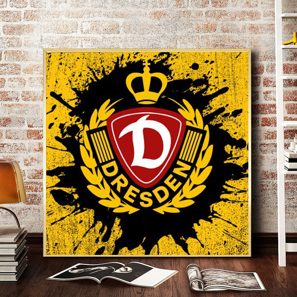 Team Logo - Full Round Drill Diamond Painting 40*40CM