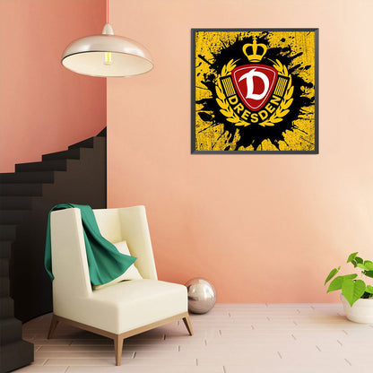 Team Logo - Full Round Drill Diamond Painting 40*40CM