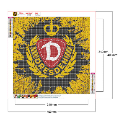 Team Logo - Full Round Drill Diamond Painting 40*40CM