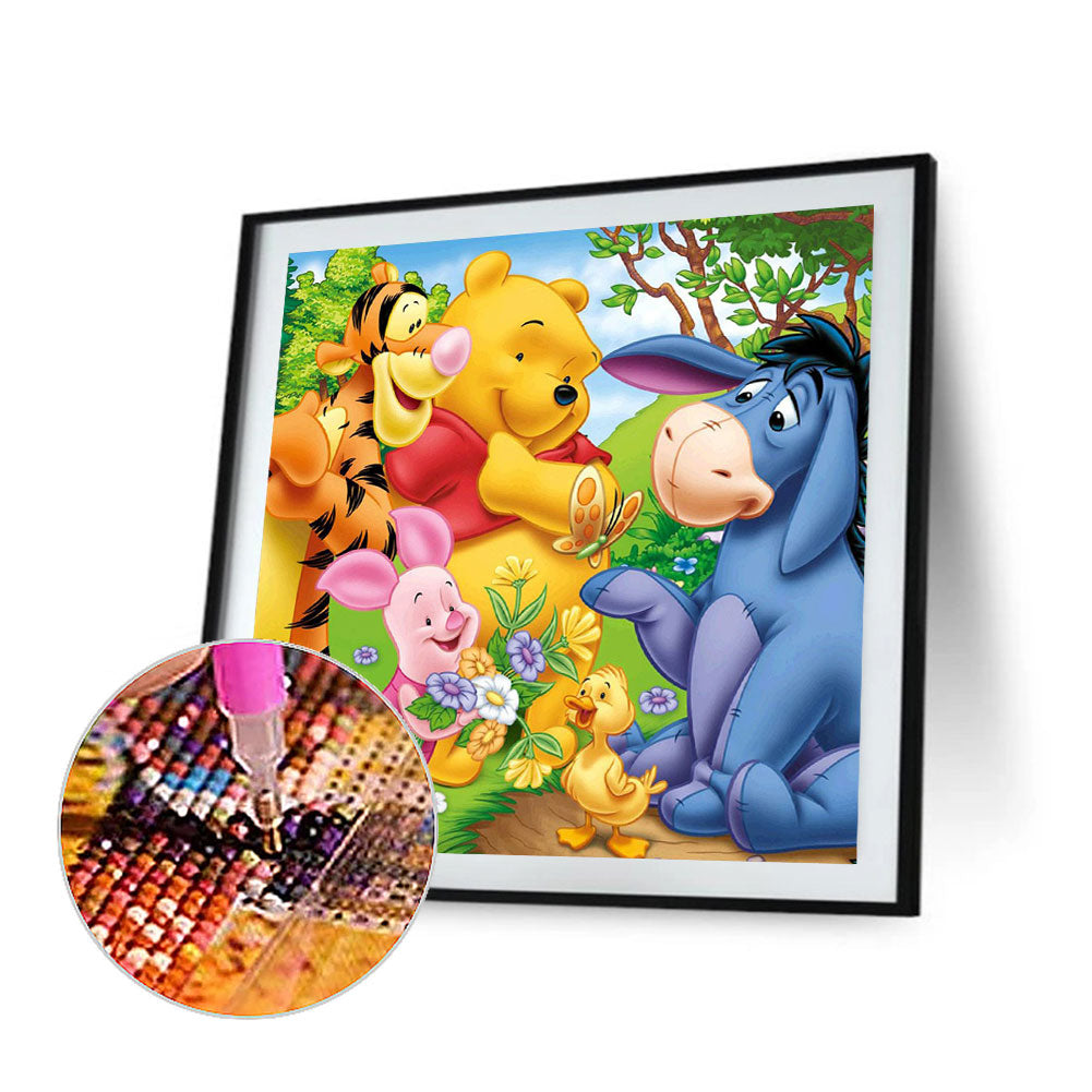 Winnie The Pooh - Full Round Drill Diamond Painting 50*50CM