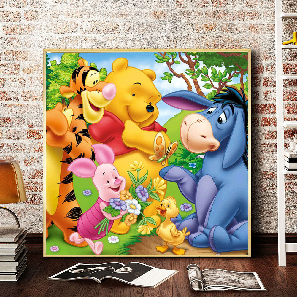 Winnie The Pooh - Full Round Drill Diamond Painting 50*50CM