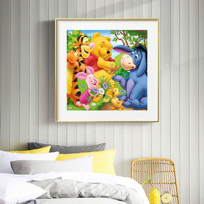 Winnie The Pooh - Full Round Drill Diamond Painting 50*50CM