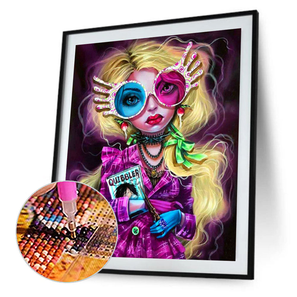 Blonde Punk Girl - Full Square Drill Diamond Painting 50*60CM