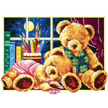 Teddy Bear - Full Round Drill Diamond Painting 40*30CM