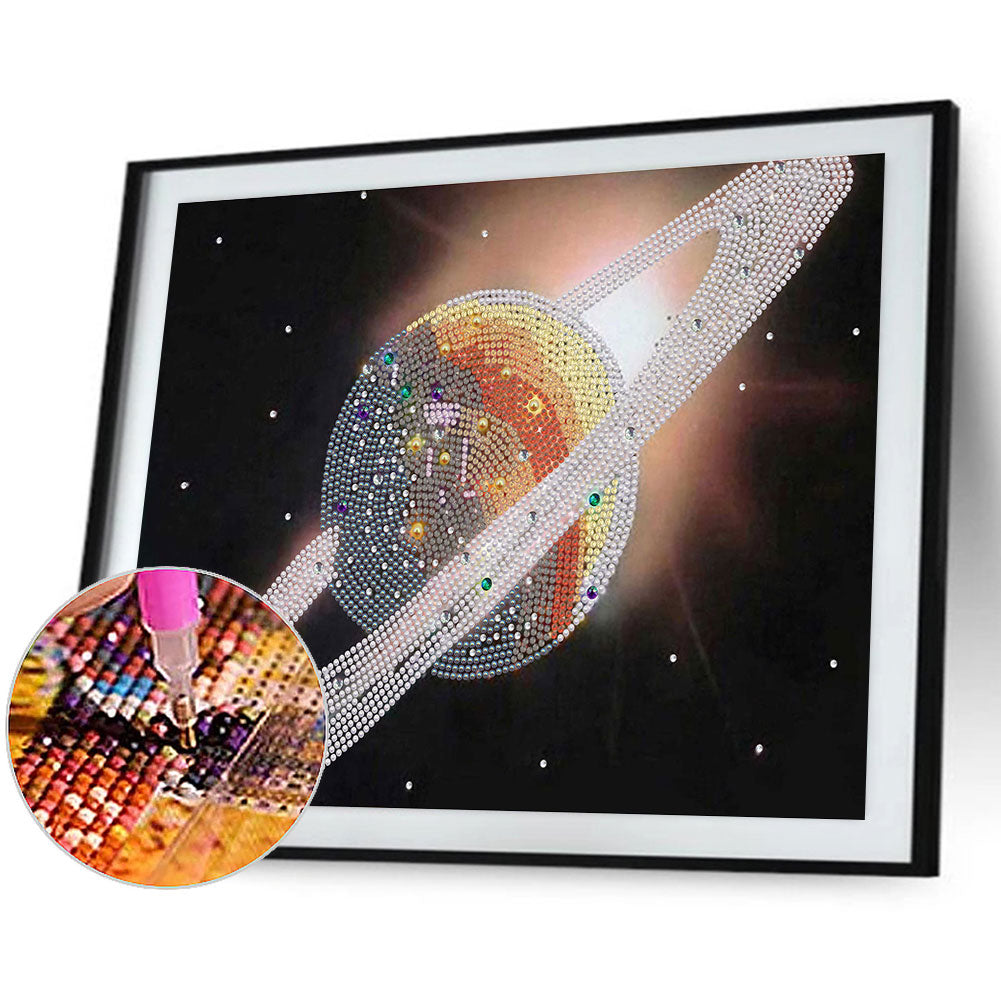 Planet - Special Shaped Drill Diamond Paiting 40*30CM