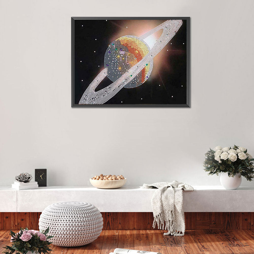 Planet - Special Shaped Drill Diamond Paiting 40*30CM