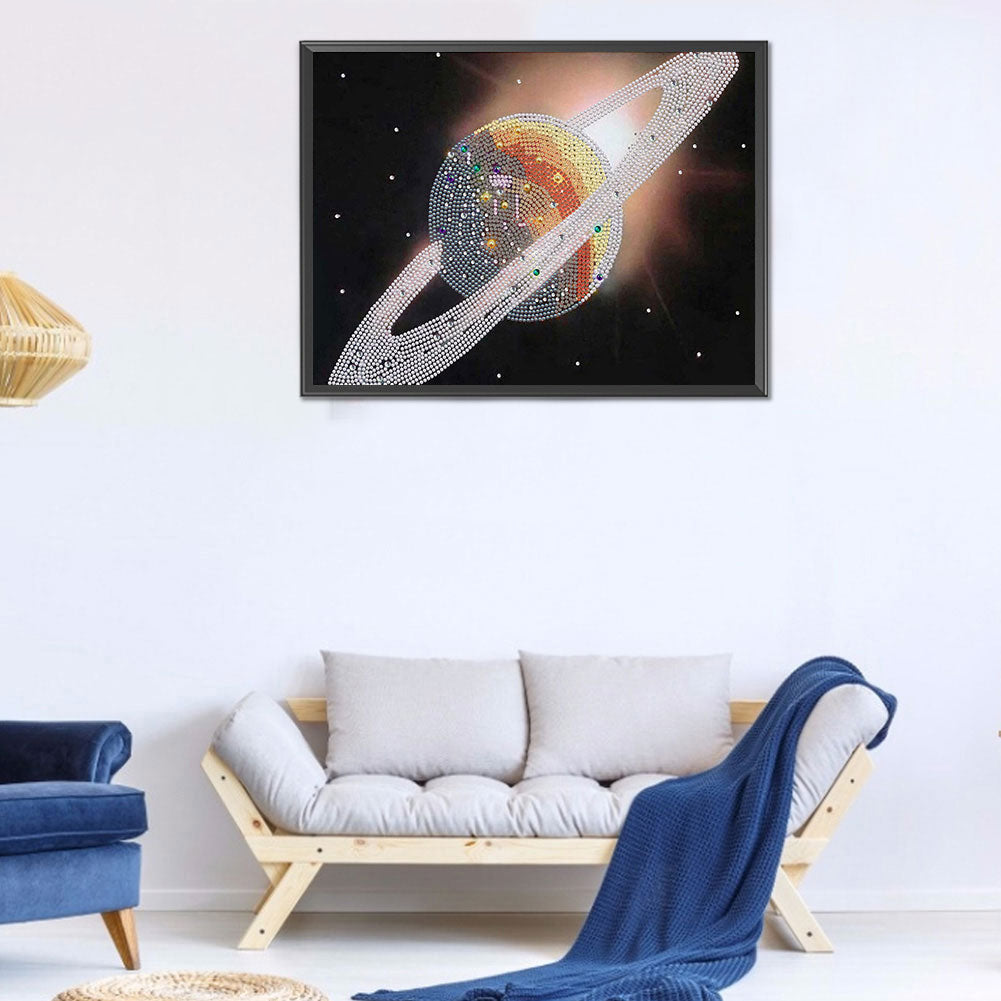 Planet - Special Shaped Drill Diamond Paiting 40*30CM
