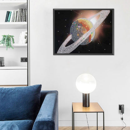 Planet - Special Shaped Drill Diamond Paiting 40*30CM