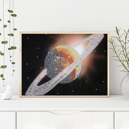 Planet - Special Shaped Drill Diamond Paiting 40*30CM