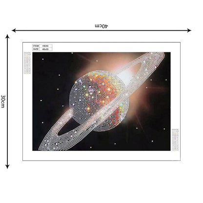 Planet - Special Shaped Drill Diamond Paiting 40*30CM