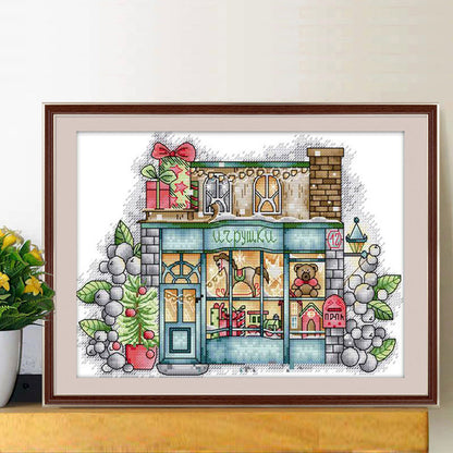 Christmas Toy Store - 11CT Stamped Cross Stitch 39*27CM