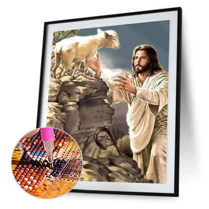 Jesus - Full Round Drill Diamond Painting 50*60CM