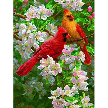 Birds - Full Round Drill Diamond Painting 30*40CM