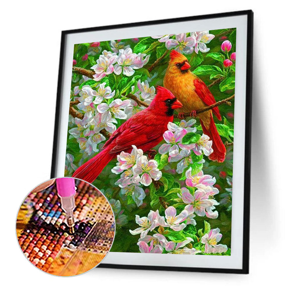 Birds - Full Round Drill Diamond Painting 30*40CM