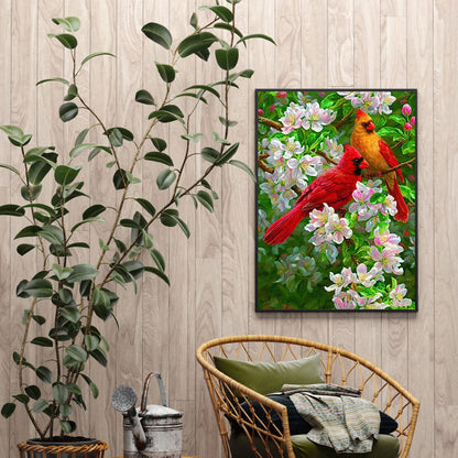 Birds - Full Round Drill Diamond Painting 30*40CM