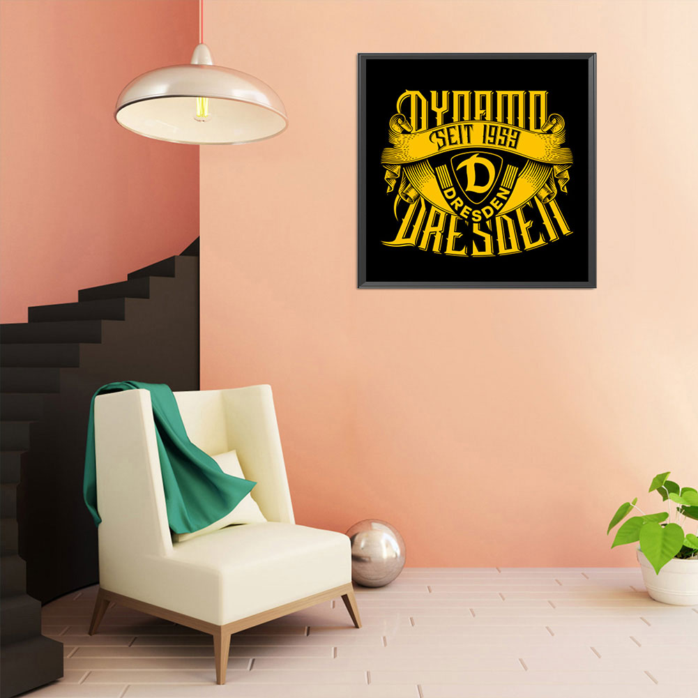 Team Logo - Full Round Drill Diamond Painting 40*40CM