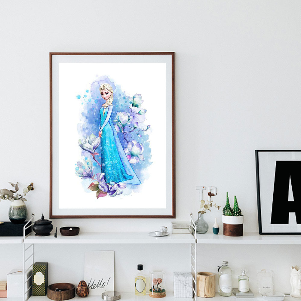 Princess Elsa - Full Round Drill Diamond Painting 50*60CM