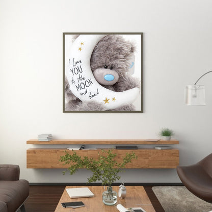 Bear - Full Round Drill Diamond Painting 30*30CM