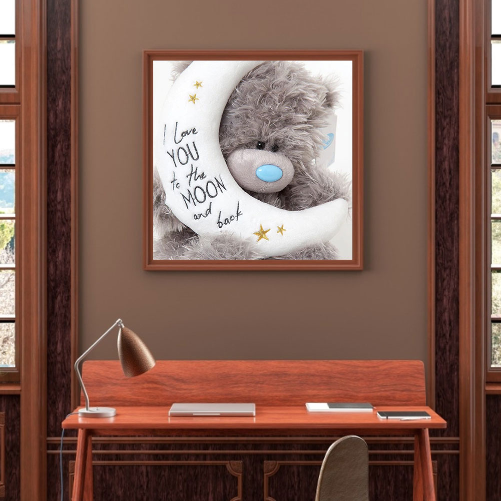 Bear - Full Round Drill Diamond Painting 30*30CM