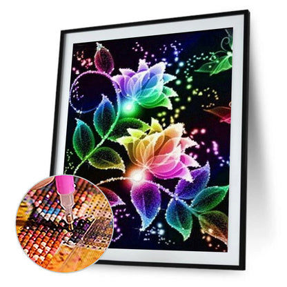 Flower - Full Round Drill Diamond Painting 40*50CM