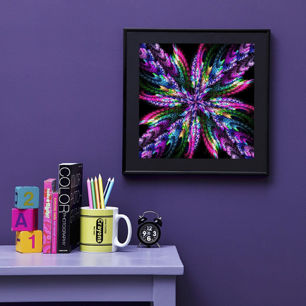 Fractal Art - Full Round Drill Diamond Painting 50*50CM