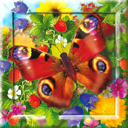 Pansies - Full Round Drill Diamond Painting 30*30CM