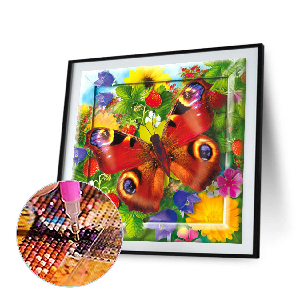 Pansies - Full Round Drill Diamond Painting 30*30CM