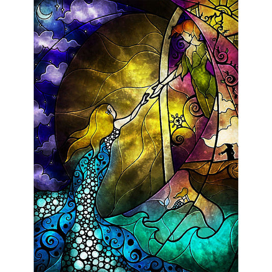 Mermaid - Full Round Drill Diamond Painting 30*40CM