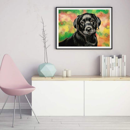 Dog - Full Round Drill Diamond Painting 40*30CM