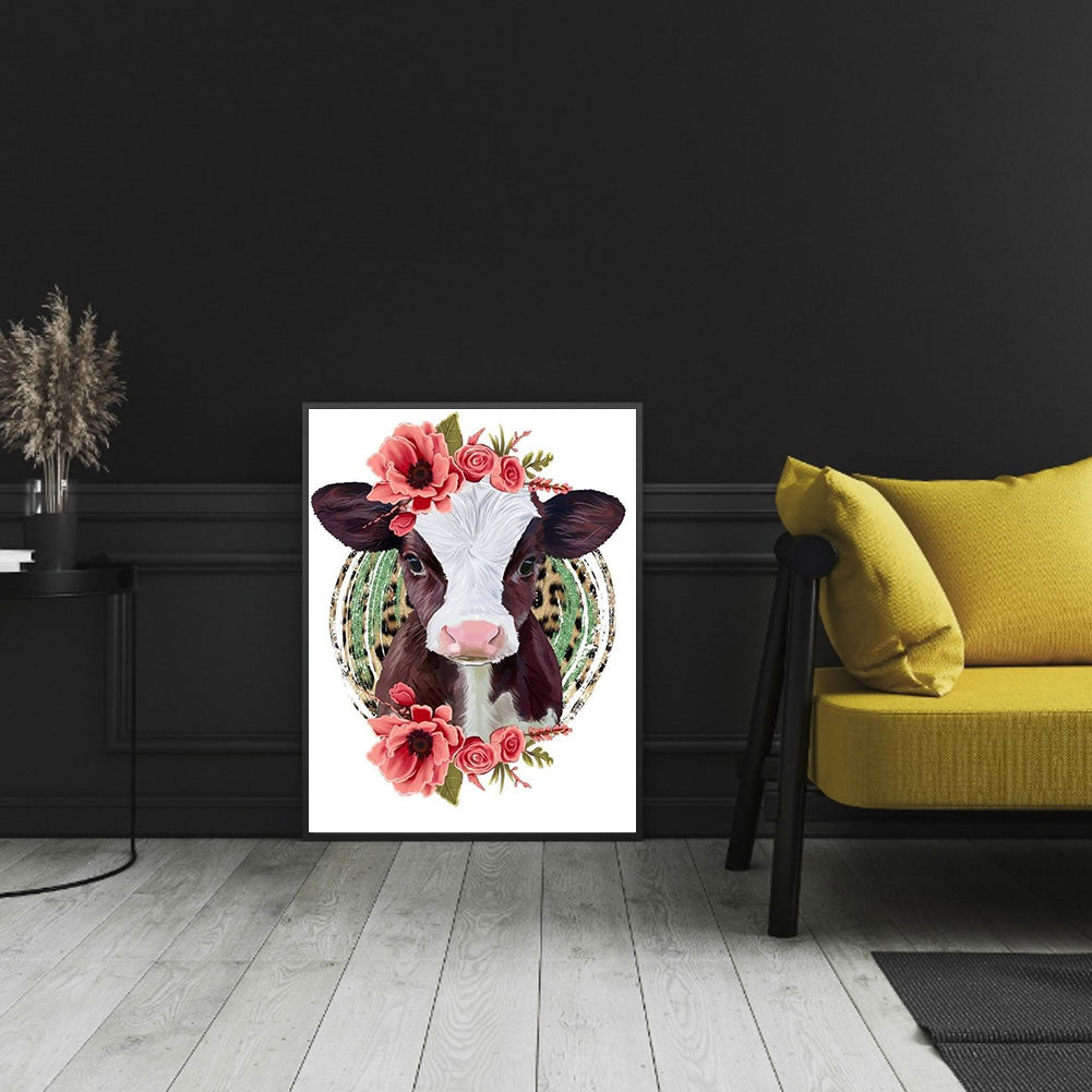 Cows - Full Round Drill Diamond Painting 30*40CM