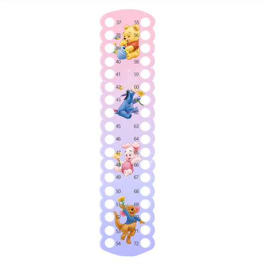 Cartoon Bear Embroidery Floss Organizer Cross Stitch Thread Holder Board