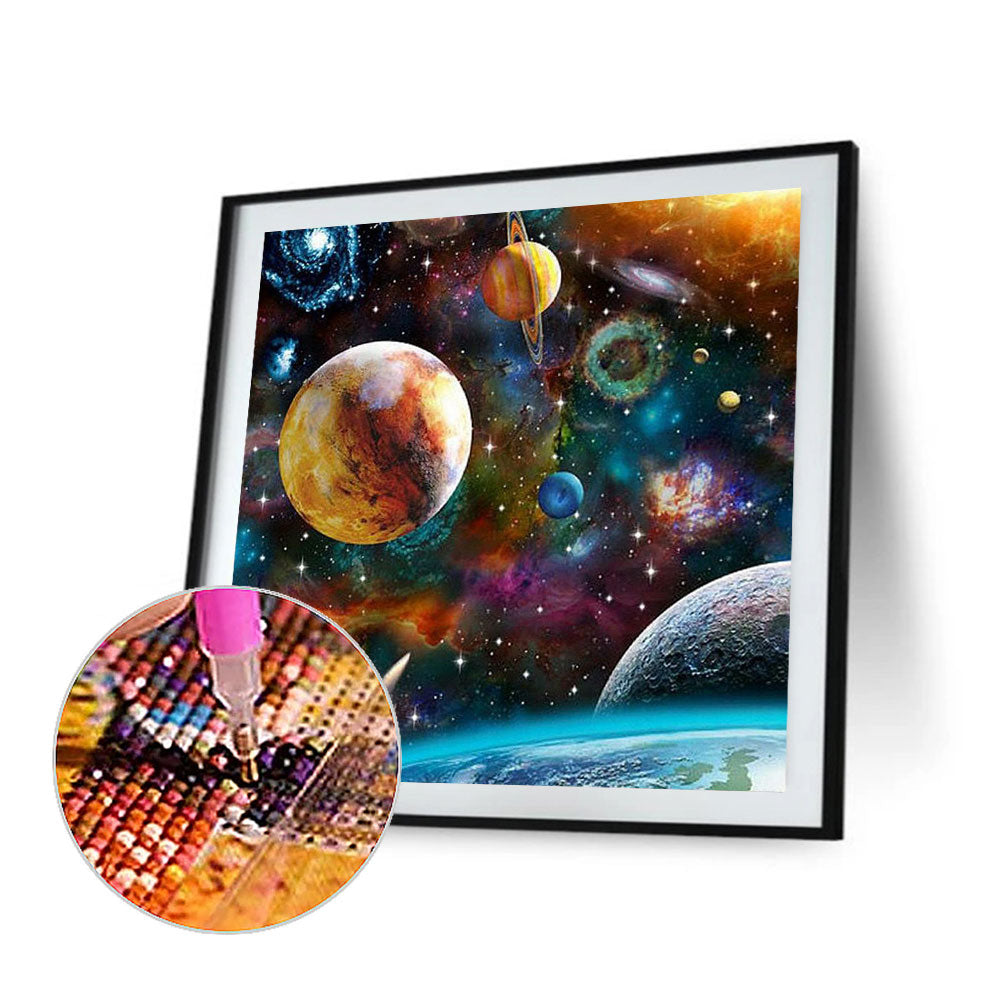 Planet - Full Round Drill Diamond Painting 50*50CM