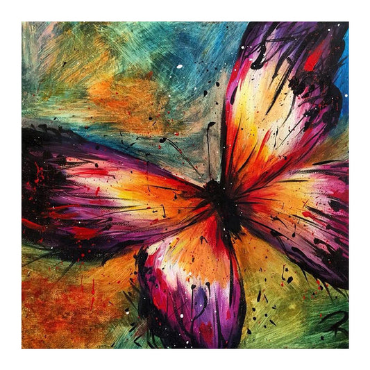 Butterfly - Full Square Drill Diamond Painting 30*30CM