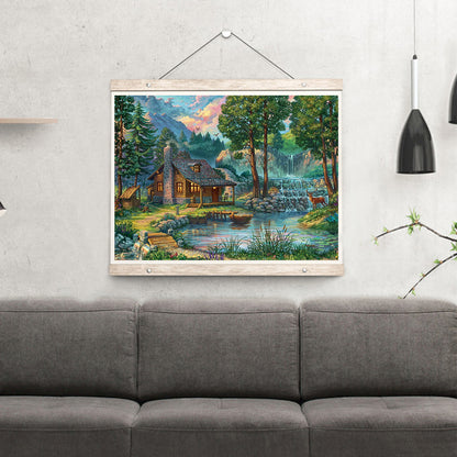 Landscape Forest - Full Square Drill Diamond Painting 40*30CM