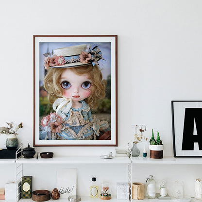 Big Eye Doll - Full Round Drill Diamond Painting 30*40CM