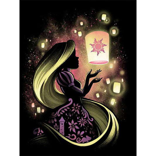 Silhouette Disney - Full Square Drill Diamond Painting 30*40CM