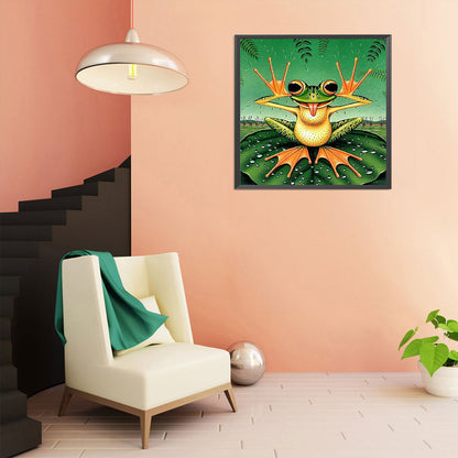 Frog - Full Round Drill Diamond Painting 50*50CM