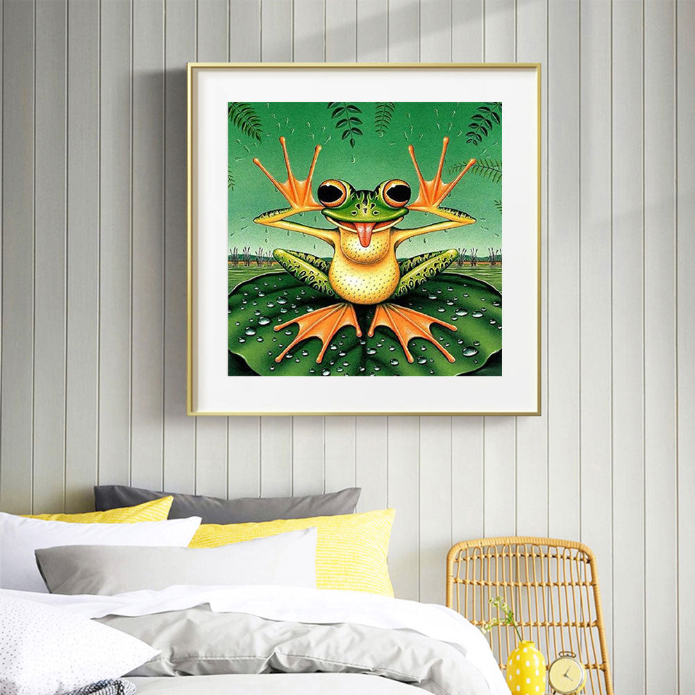 Frog - Full Round Drill Diamond Painting 50*50CM