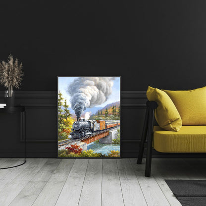 Jet Train - Full Square Drill Diamond Painting 30*40CM