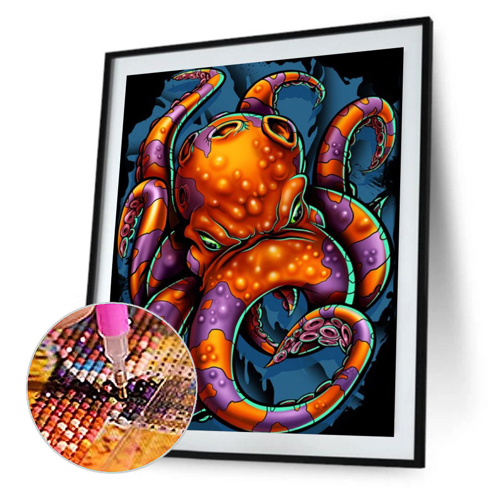 Octopus - Full Round Drill Diamond Painting 30*40CM