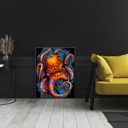 Octopus - Full Round Drill Diamond Painting 30*40CM