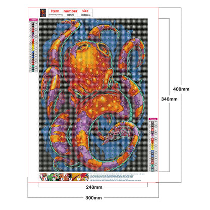 Octopus - Full Round Drill Diamond Painting 30*40CM