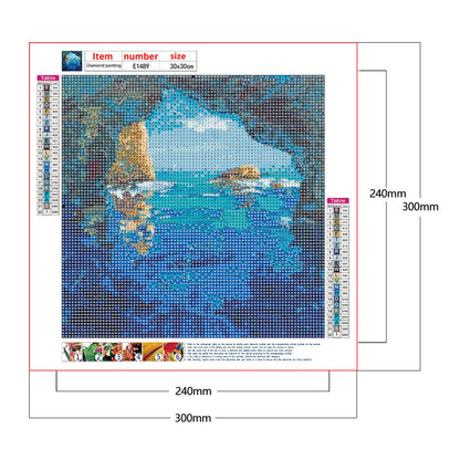 Ice Lake - Full Round Drill Diamond Painting 30*30CM
