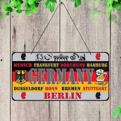 Acrylic Country Sign Plate DIY Diamond Painting Hanging Decorative Plaque